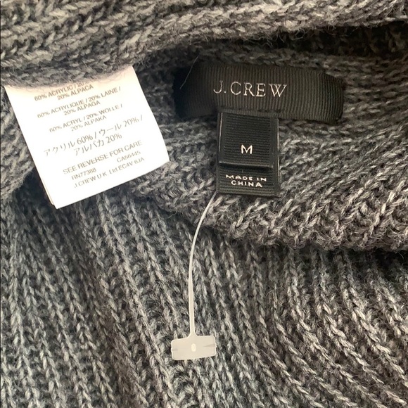 Alpaca sweater dress V back tie J Crew NEW - Picture 2 of 9